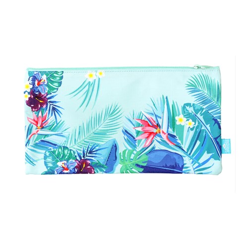 SPE-PLC-RBBL - SPENCIL PENCIL CASE RECTANGLE FABRIC 34x17cm Beach Blooms(1)